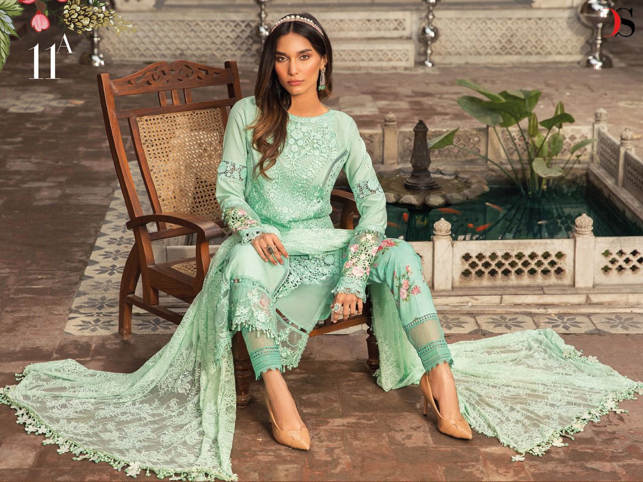 Deepsy Maria B Lawn 22 Vol 2 New Festive Wear Cotton Heavy Embroidery Pakistani Suits Collection